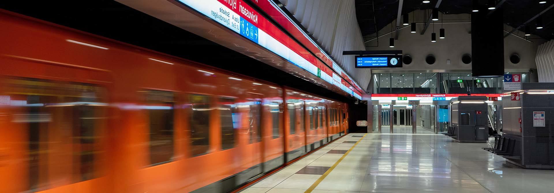 La plataforma de conciencia situacional de Teleste protege el Metro de Helsinki